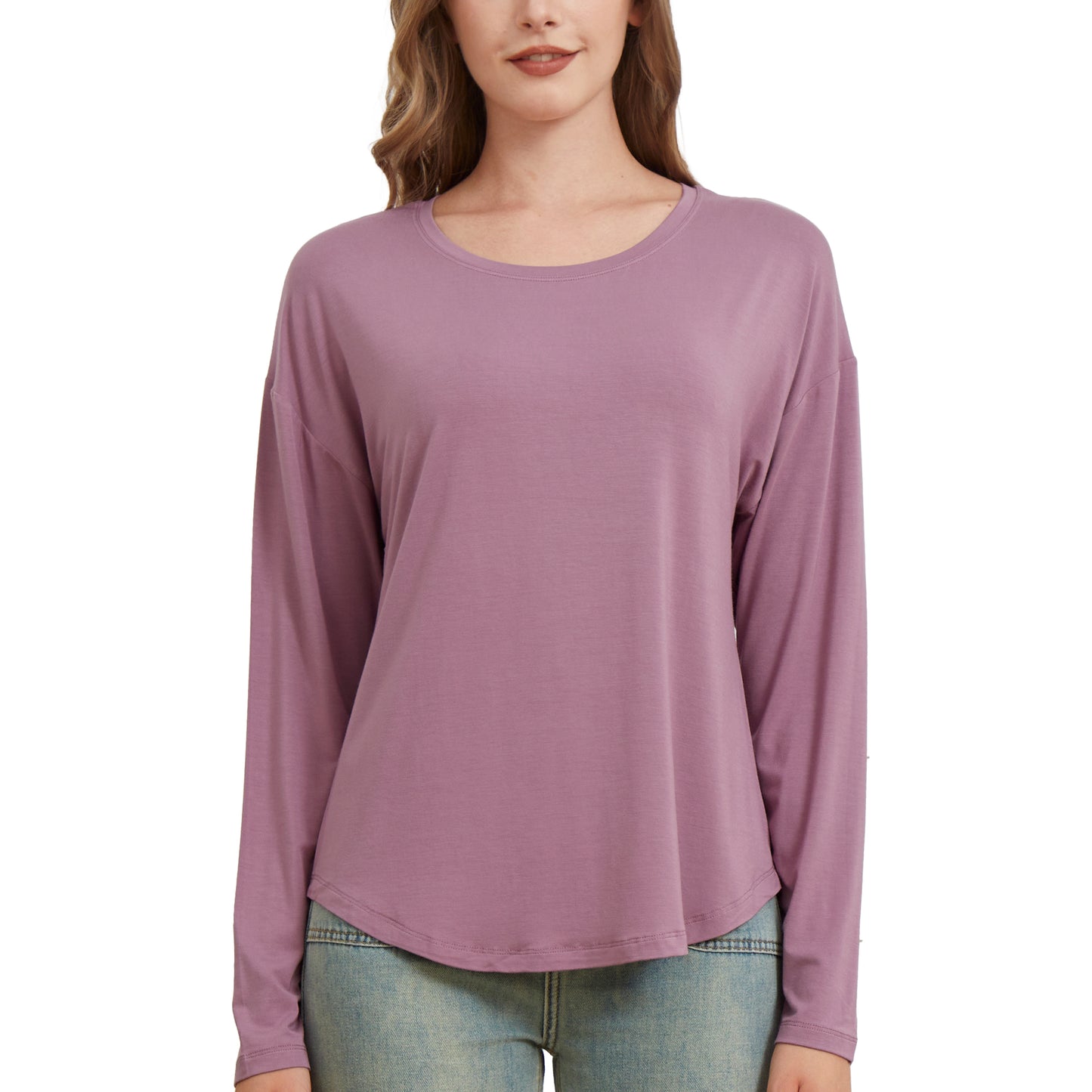 Bamboo Long Sleeve Dolman Top