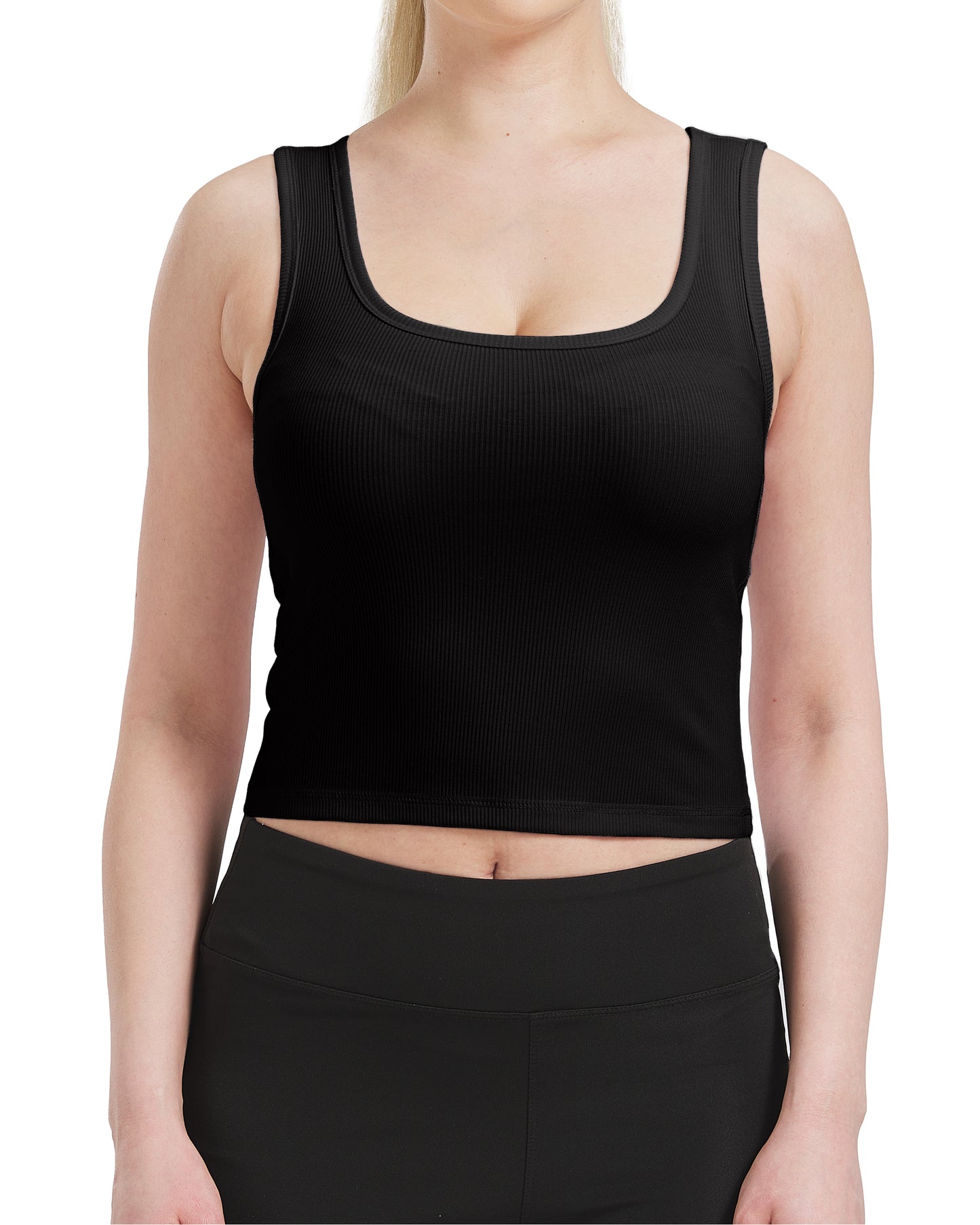 Women's Bamboo Ribbed Crop Tank Top