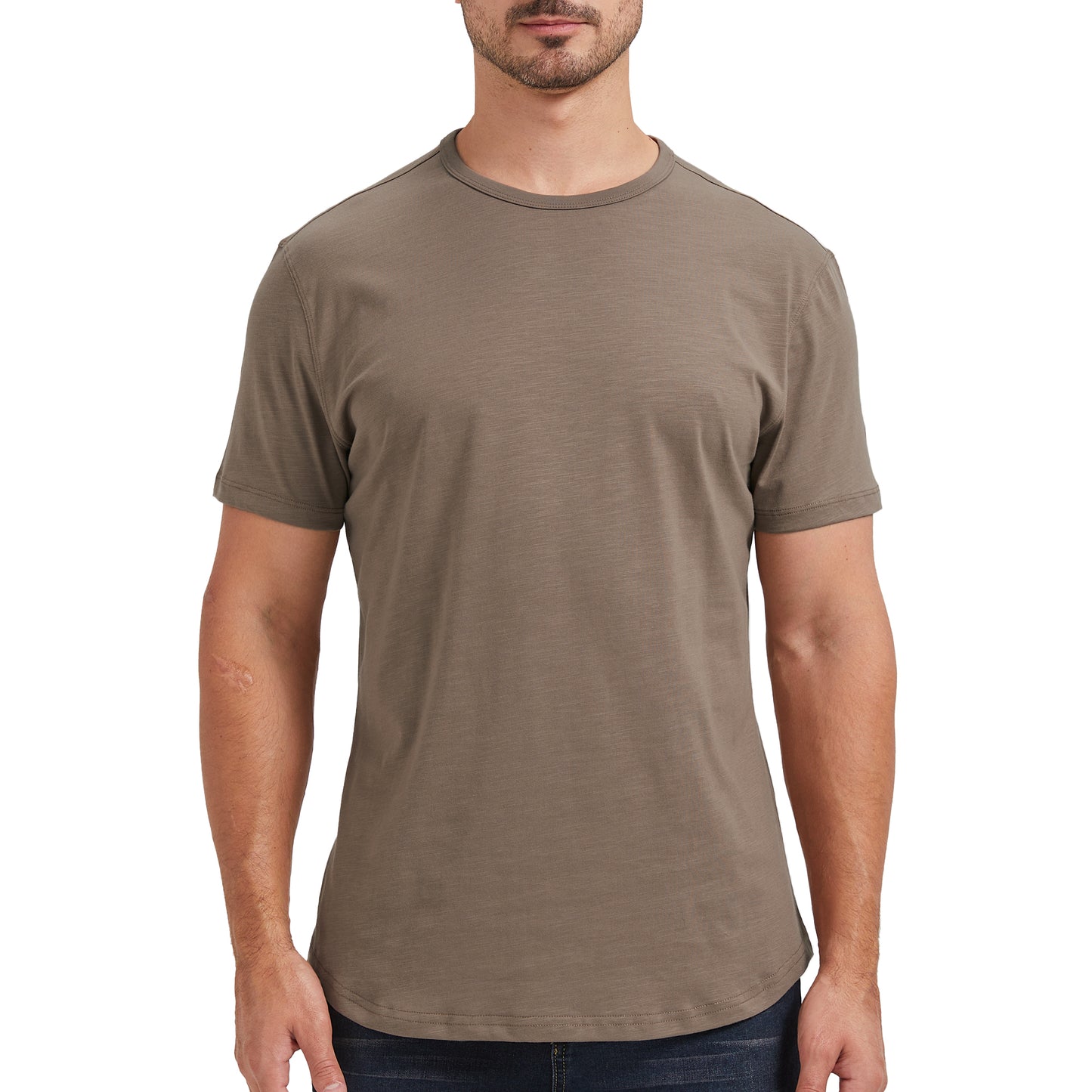Men's 100% Cotton Slub T-Shirt