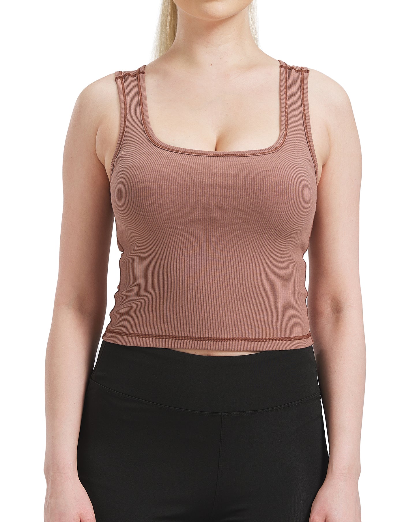 Women's Bamboo Ribbed Crop Tank Top