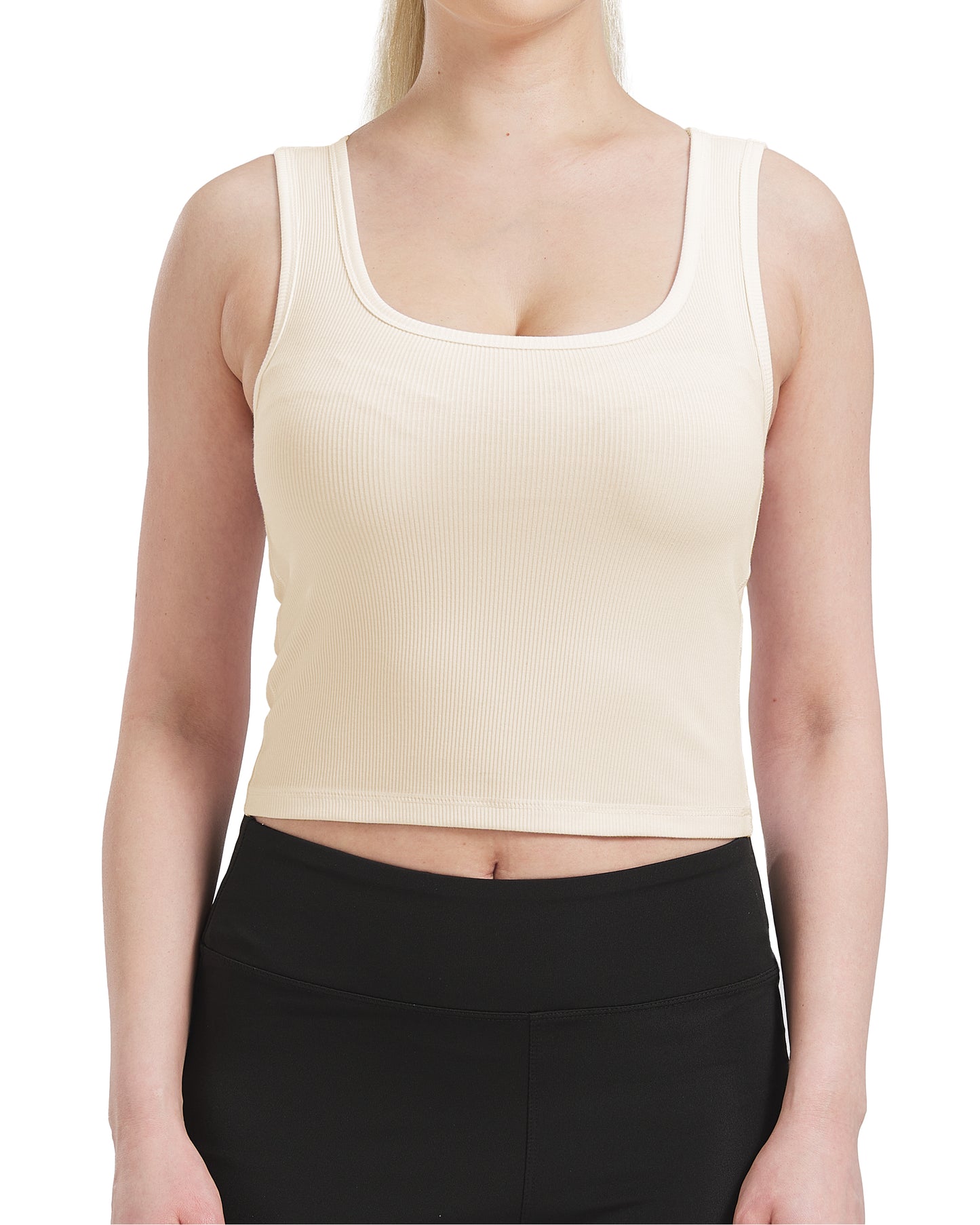 Women's Bamboo Ribbed Crop Tank Top