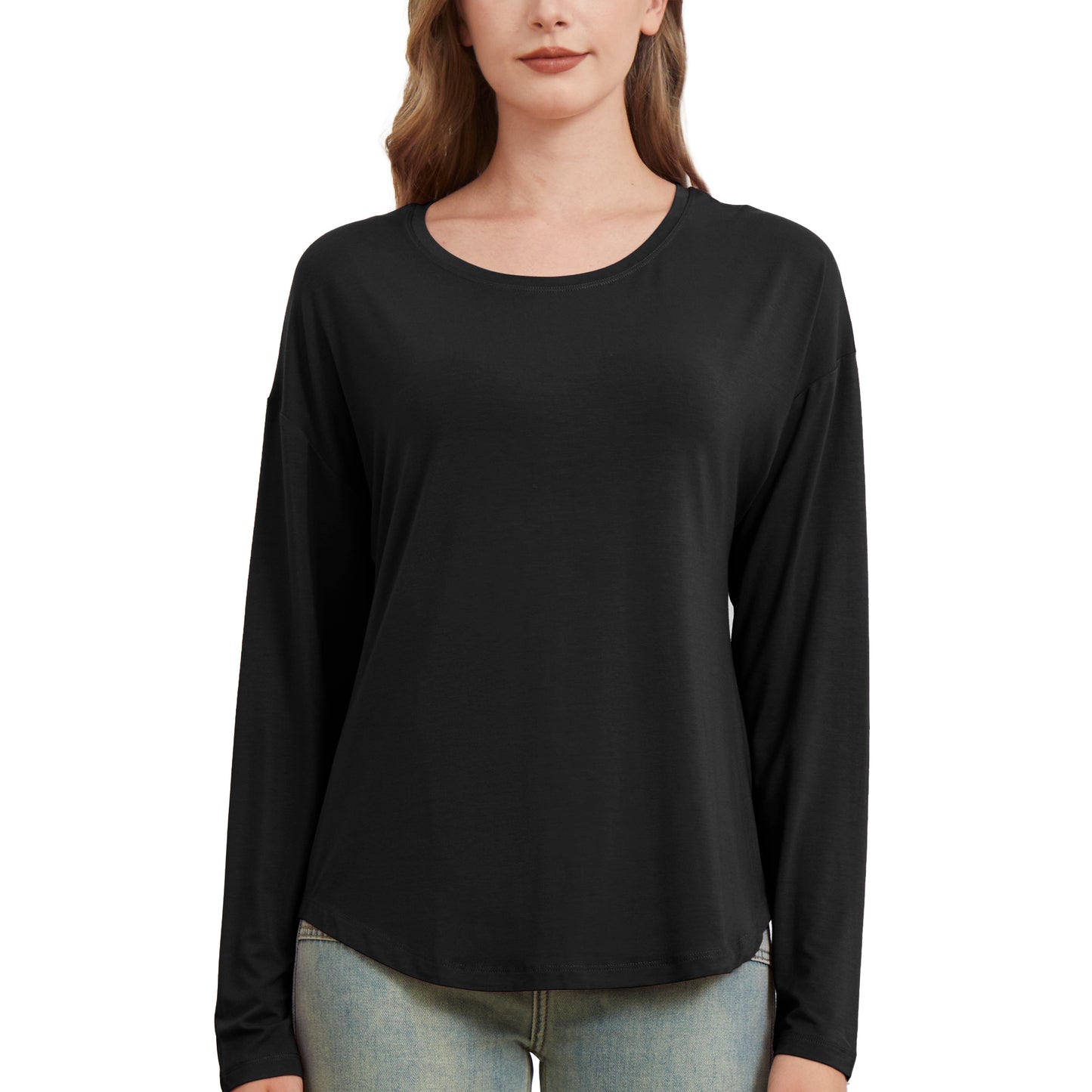 Bamboo Long Sleeve Dolman Top
