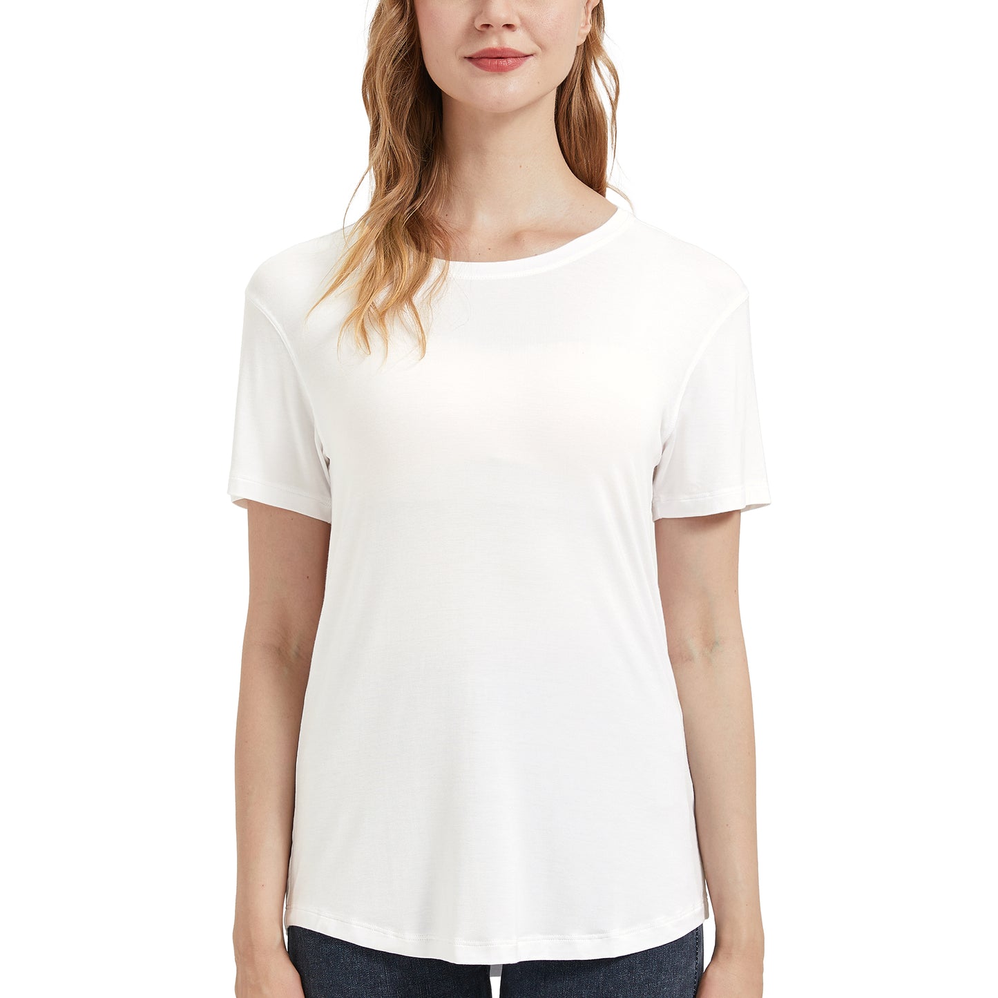 Women's Bamboo Crew Neck T-Shirt