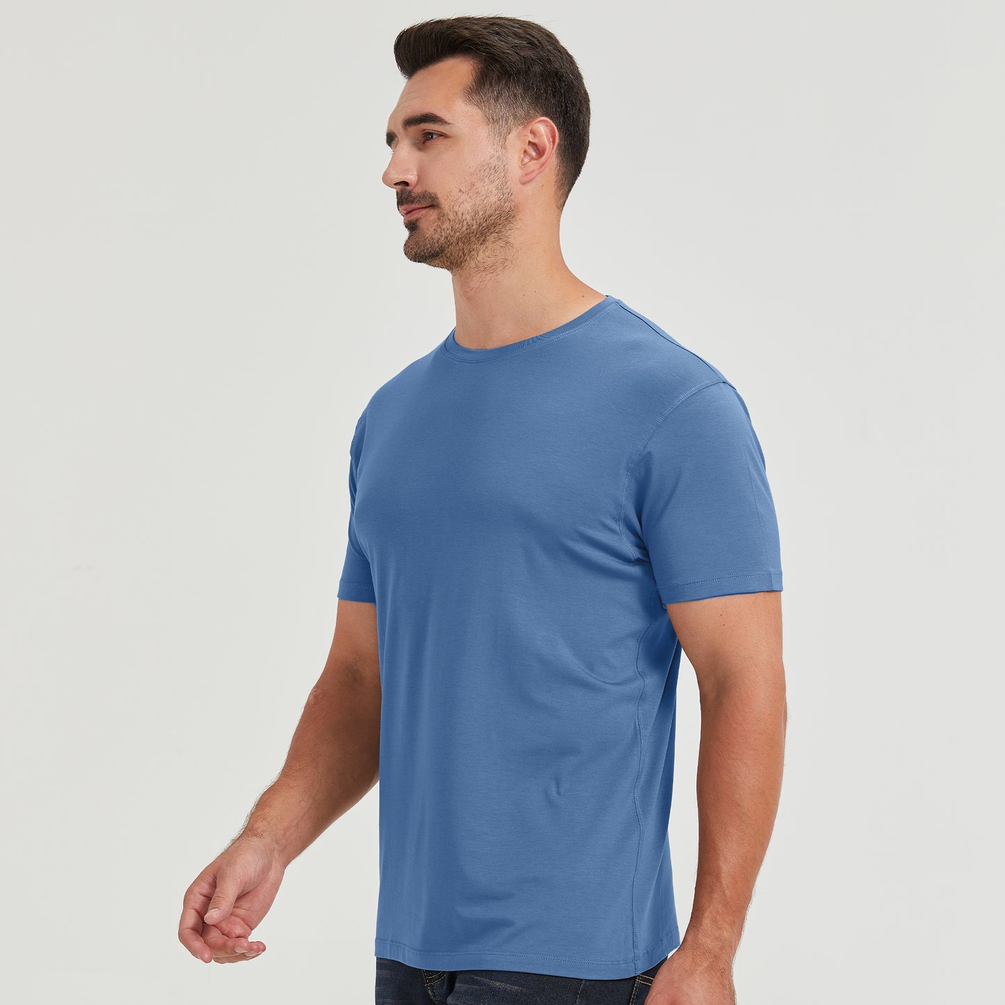 Men's 3 Pack Straight Hem Bamboo Shirt