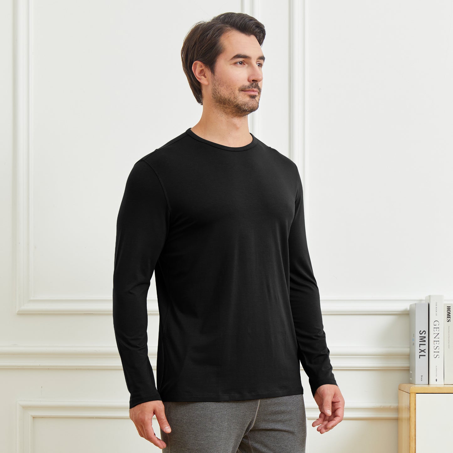 Men's Bamboo Long Sleeve T-Shirt