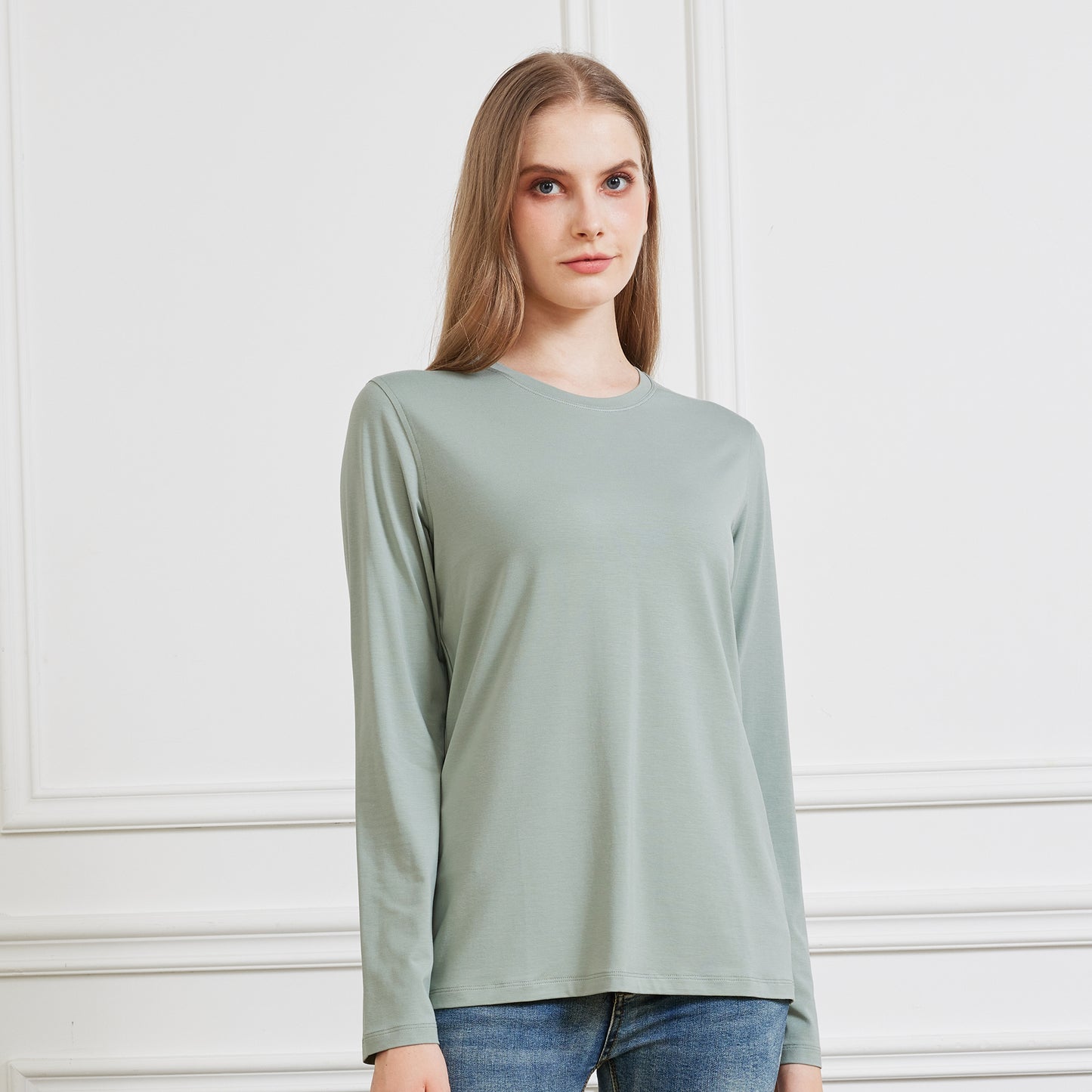 Women's Bamboo Cotton Long sleeve T-Shirt