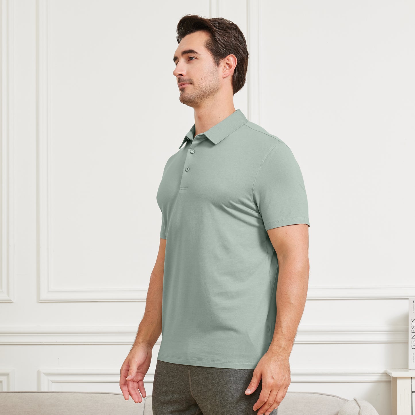 Men's Tall Classic Bamboo Polo