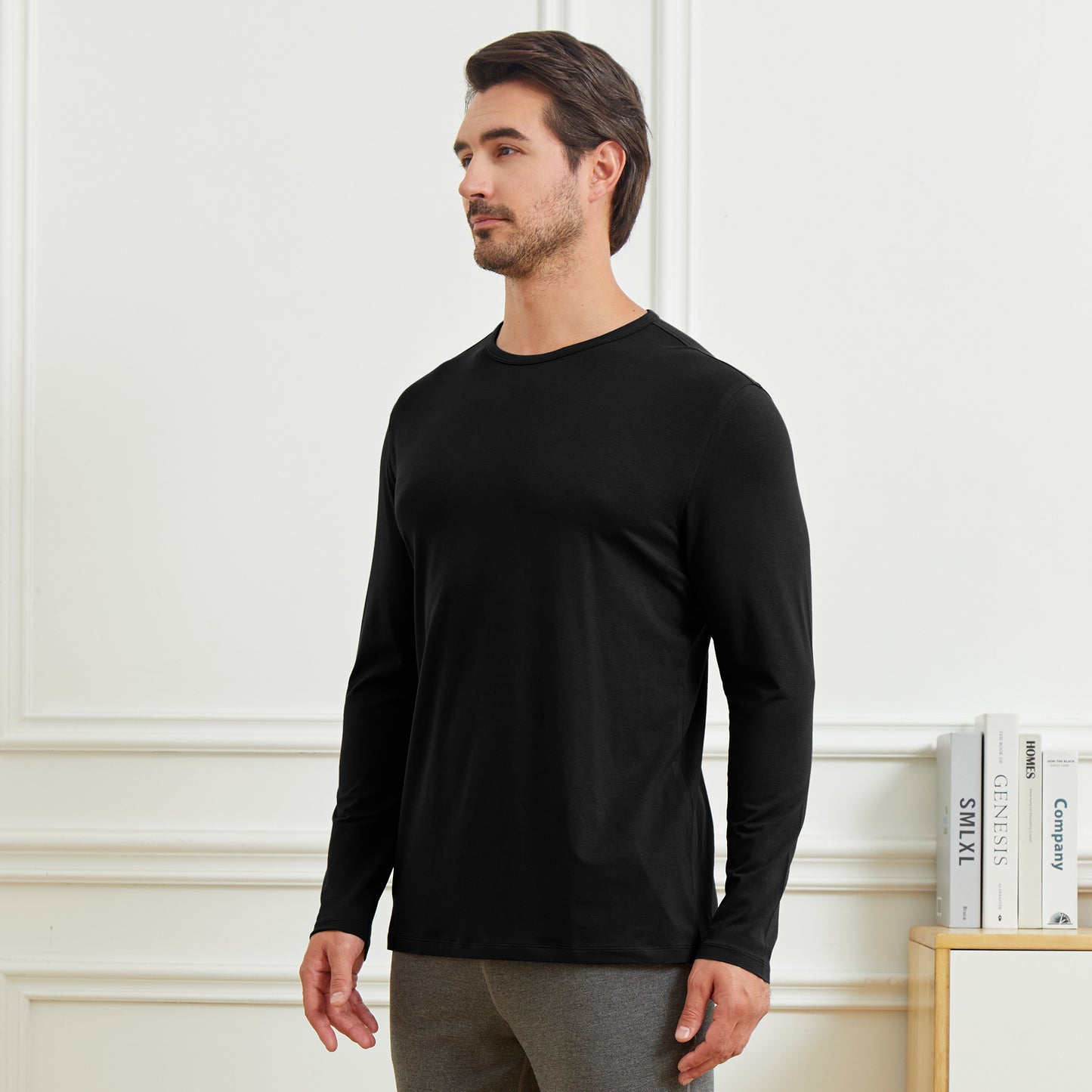 Men's Bamboo Long Sleeve T-Shirt