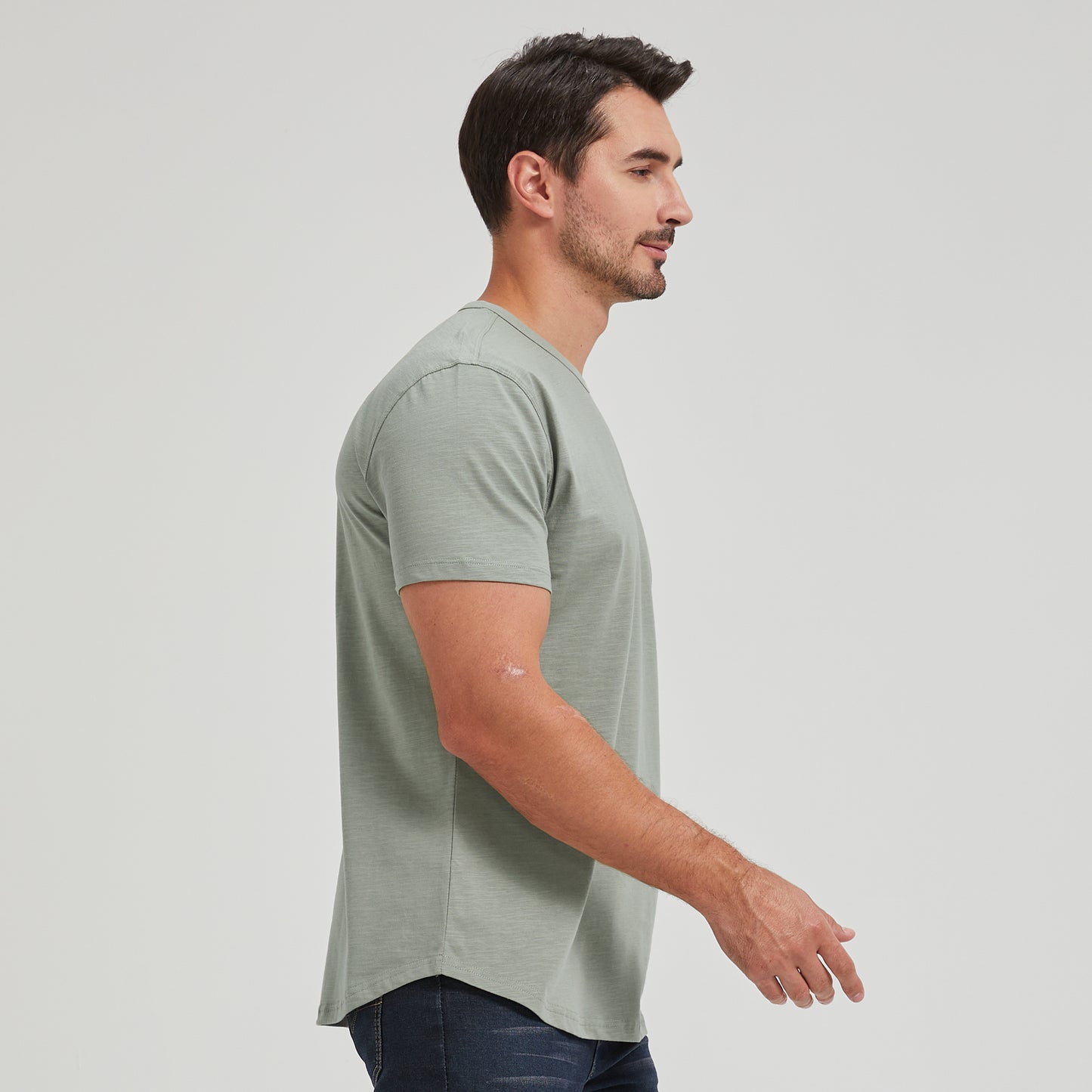 Men's 100% Cotton Slub T-Shirt