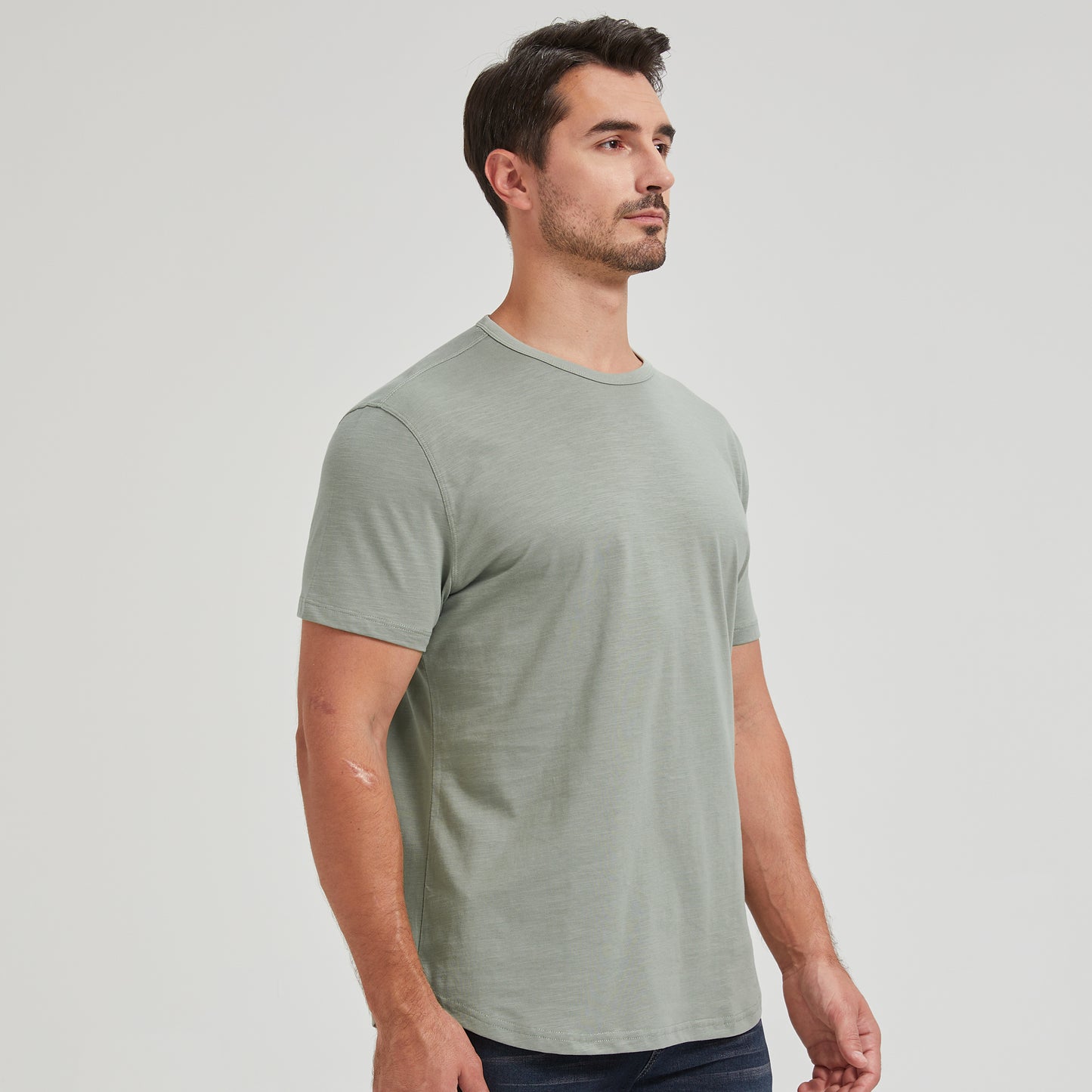 Men's 100% Cotton Slub T-Shirt