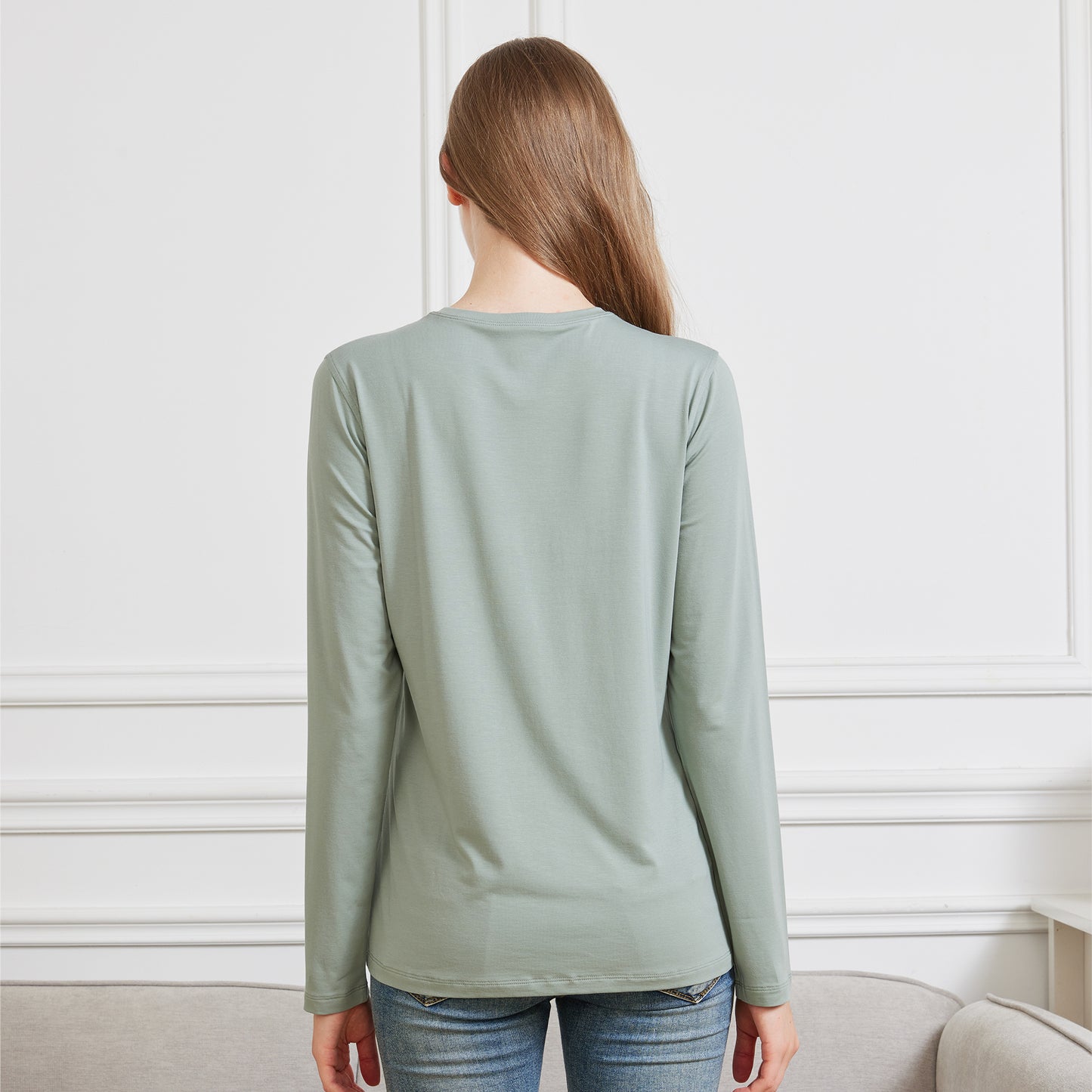 Women's Bamboo Cotton Long sleeve T-Shirt