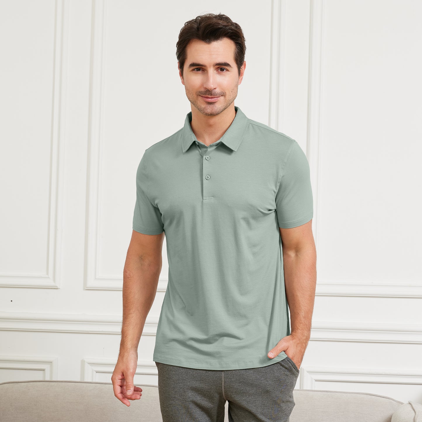 Men's Tall Classic Bamboo Polo