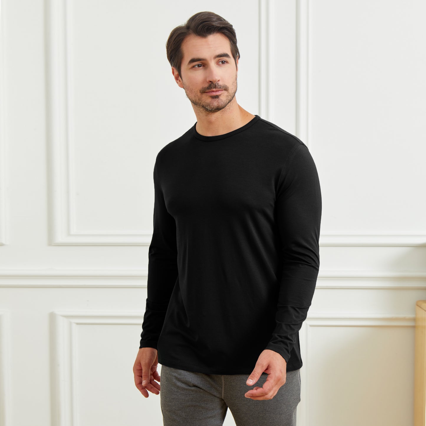 Men's Bamboo Long Sleeve T-Shirt