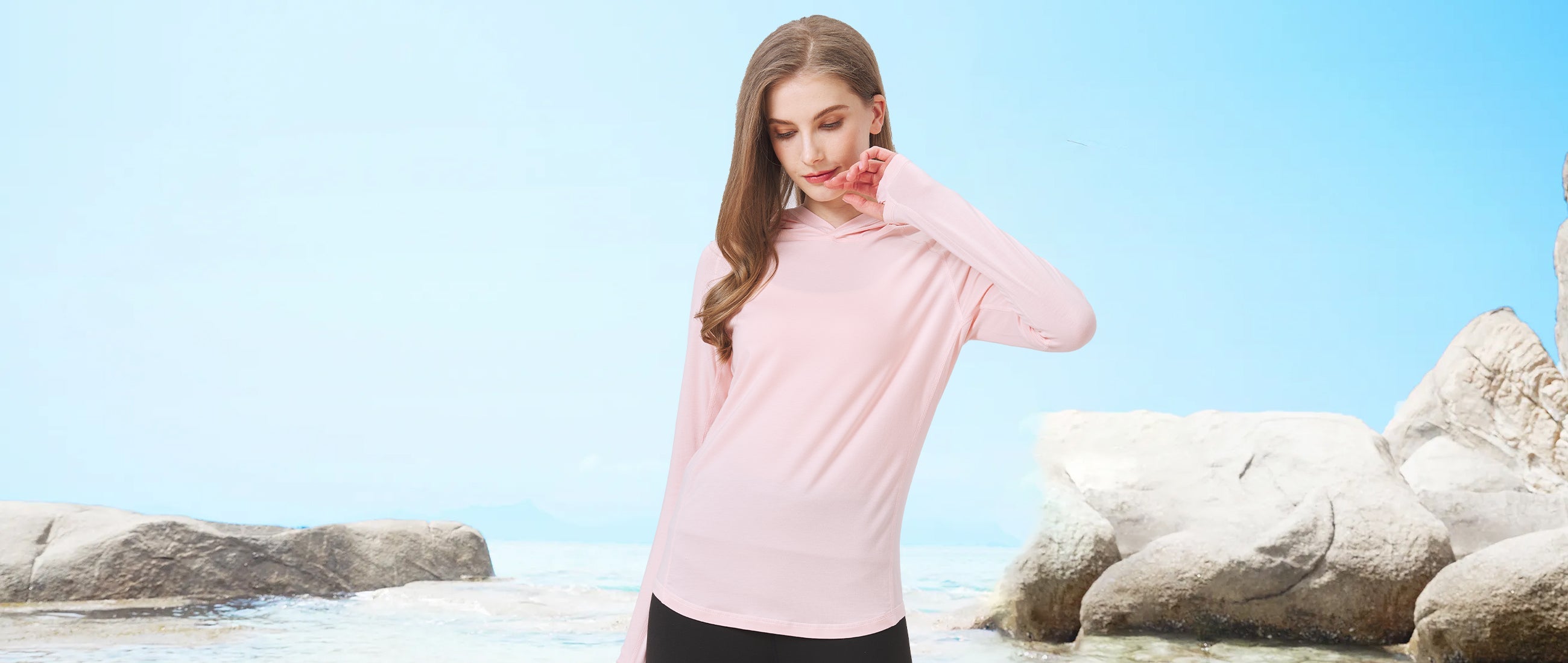 Lift Netdraw What to Wear to the Beach to Stay Cool & Protected- Bamboo hoodie – NETDRAW