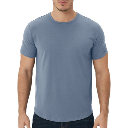 Men's Curved Hem Bamboo T-Shirt