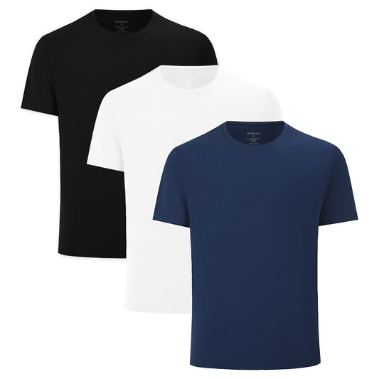 Men's 3 Pack Straight Hem Bamboo Shirt