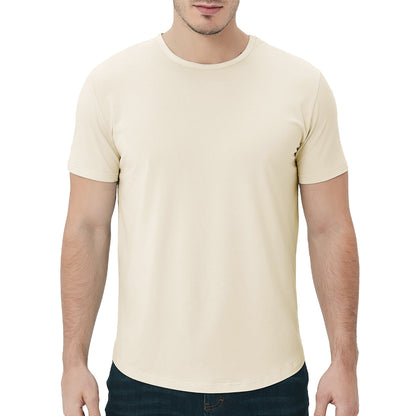 Men's 3 Pack Curved Hem Bamboo T-Shirt