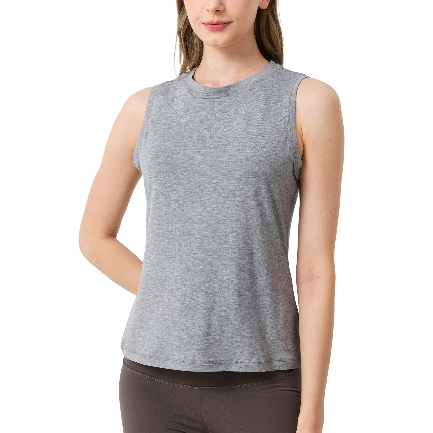 Women's Bamboo High Neck Tank