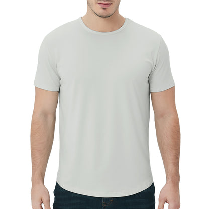 Men's Curved Hem Bamboo T-Shirt