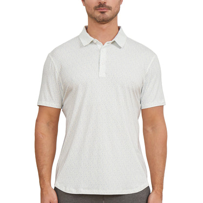 Mens Curved Hem Bamboo Polo