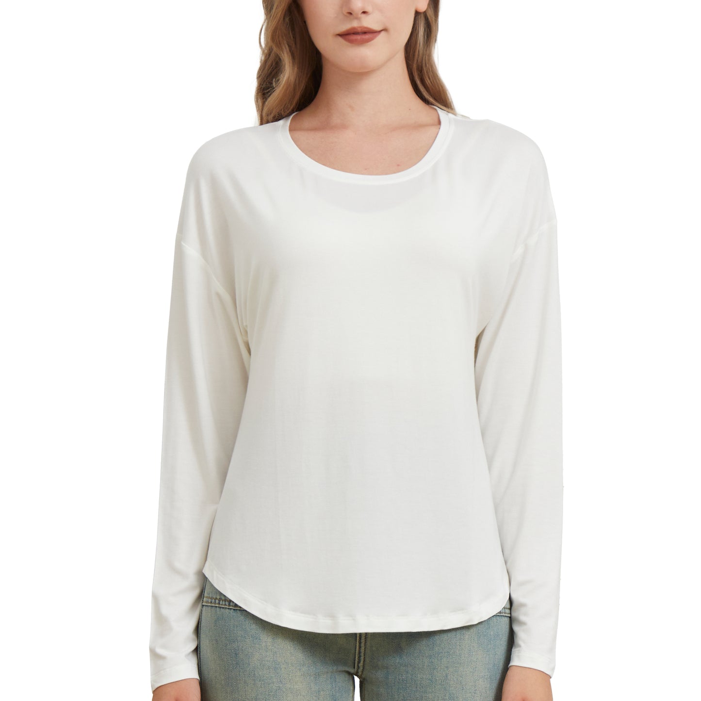 Bamboo Long Sleeve Dolman Top