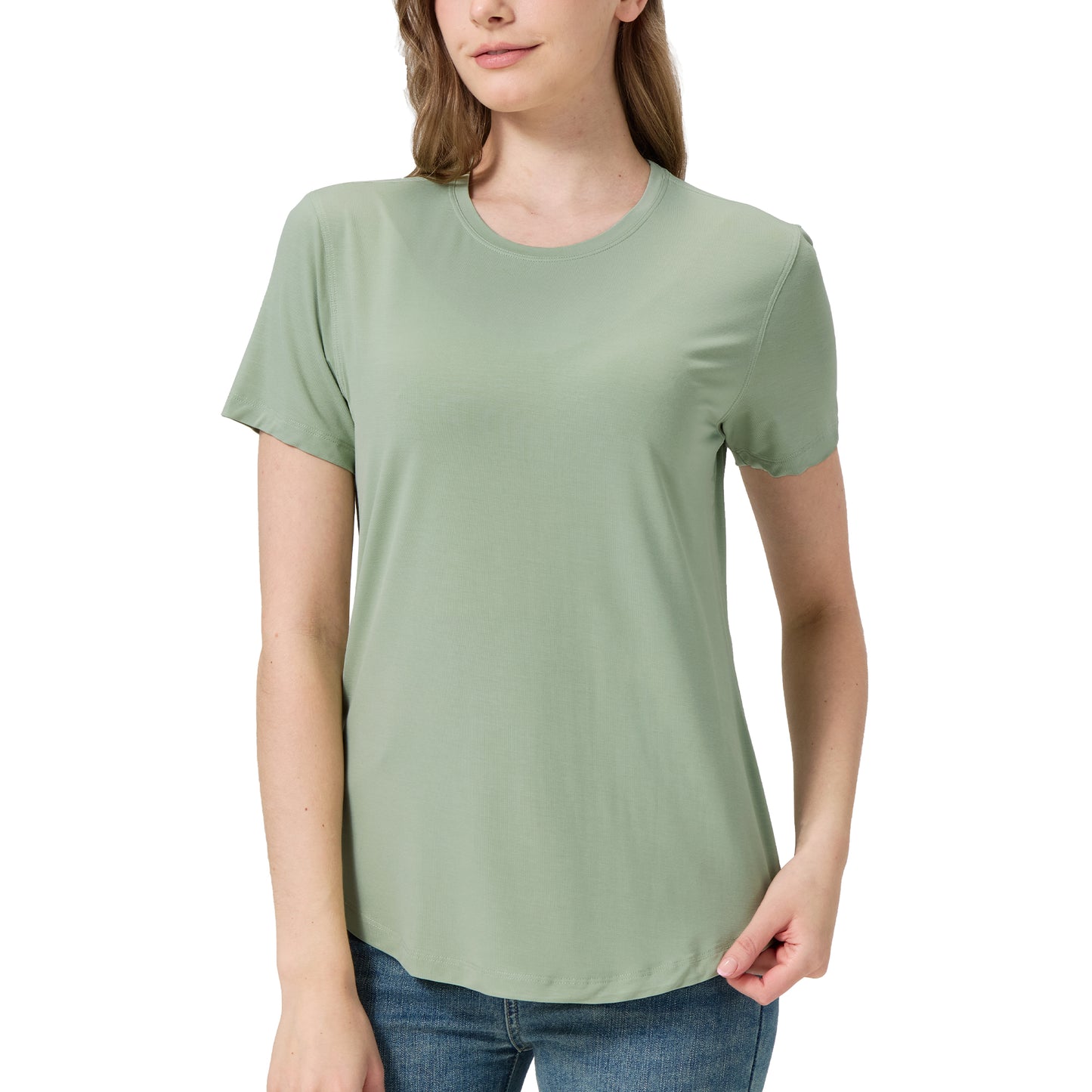 Women's Bamboo Crew Neck T-Shirt