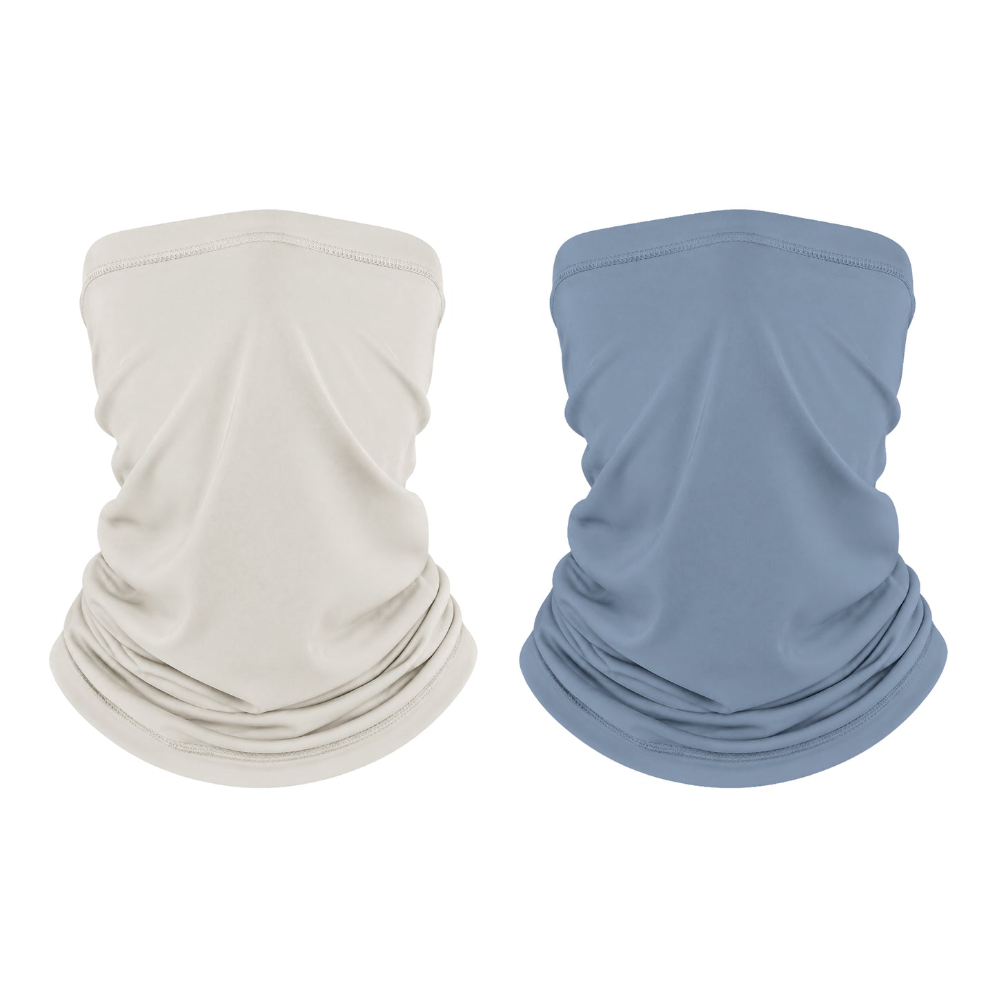 Unisex UPF 50+ Bamboo Viscose Neck Gaiter 2 Pack