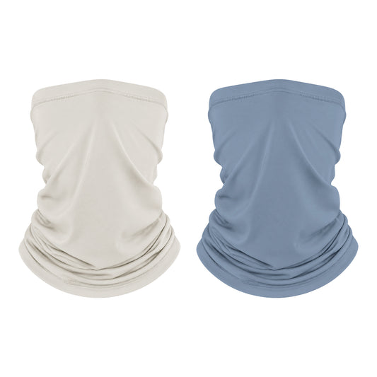 Unisex UPF 50+ Bamboo Neck Gaiter 2 Pack