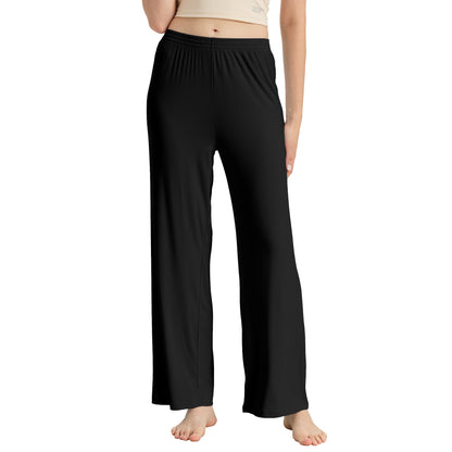 Bamboo Ribbed Wide Leg Pants