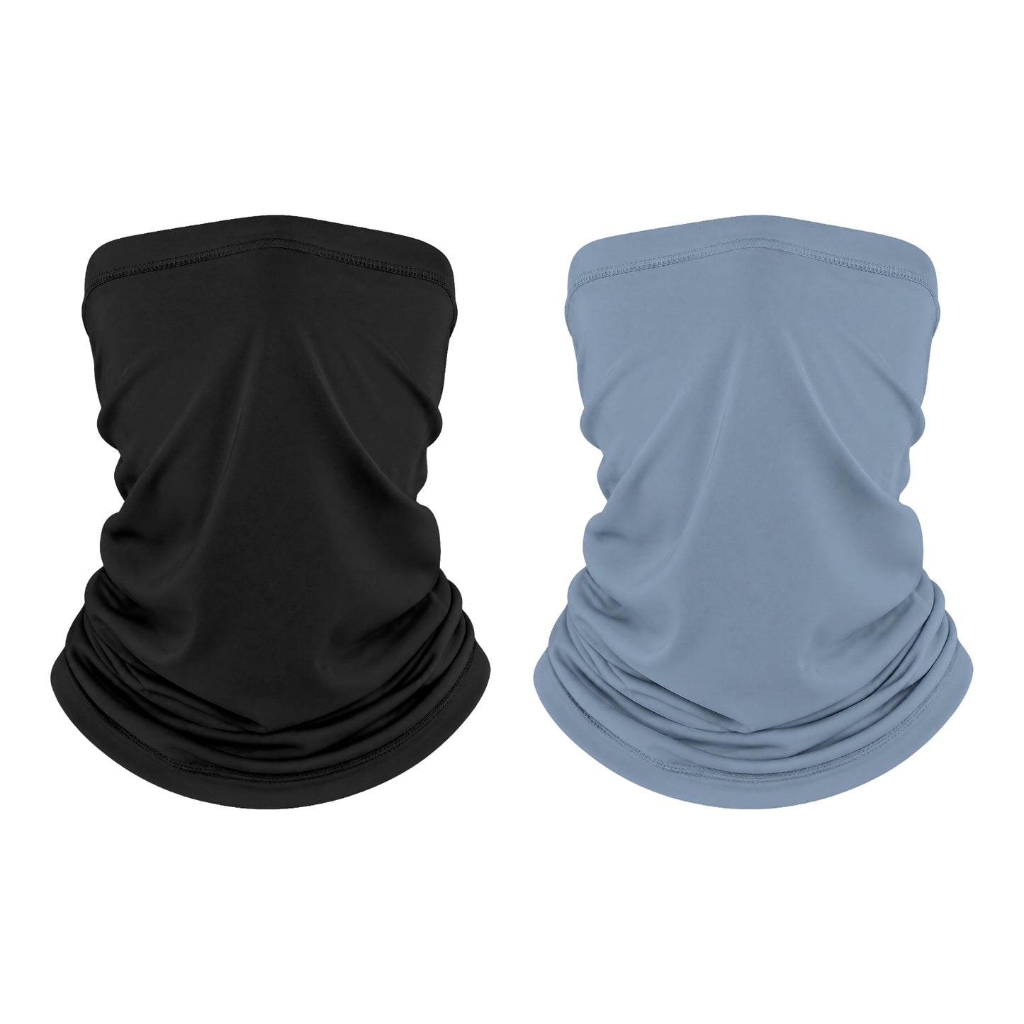 Unisex UPF 50+ Bamboo Viscose Neck Gaiter 2 Pack
