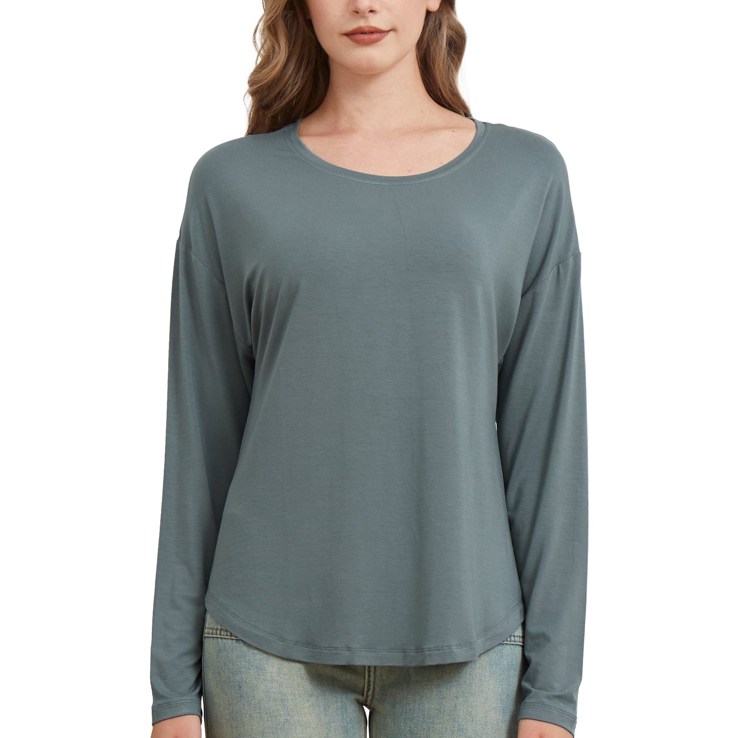 Bamboo Long Sleeve Dolman Top