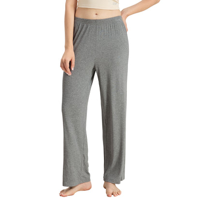 Bamboo Ribbed Wide Leg Pants