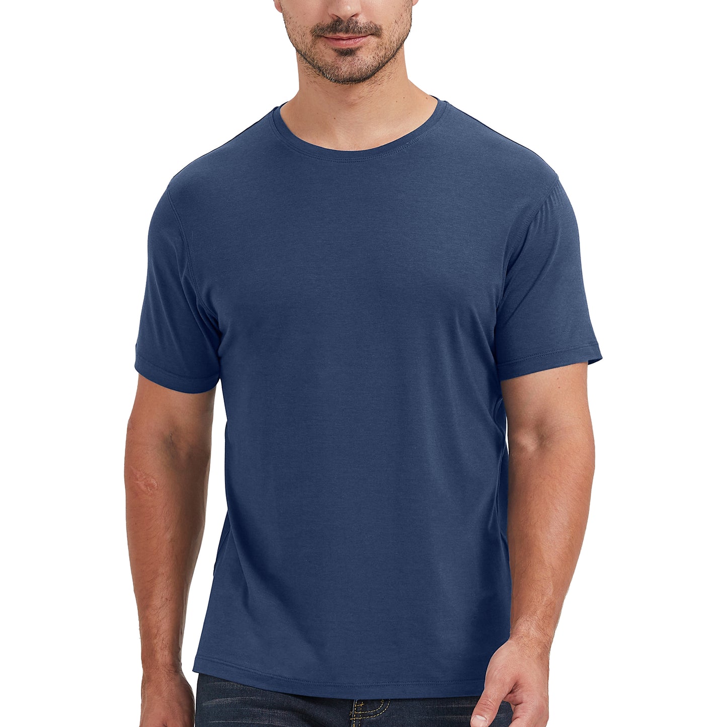 Men's Straight Hem Bamboo Shirt