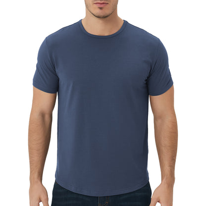 Men's Tall Curved Hem Bamboo T-Shirt