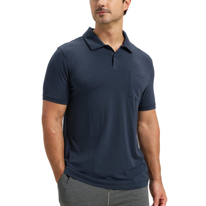 Men's Bamboo Pocket Polo