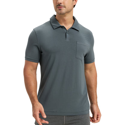Men's Bamboo Pocket Polo