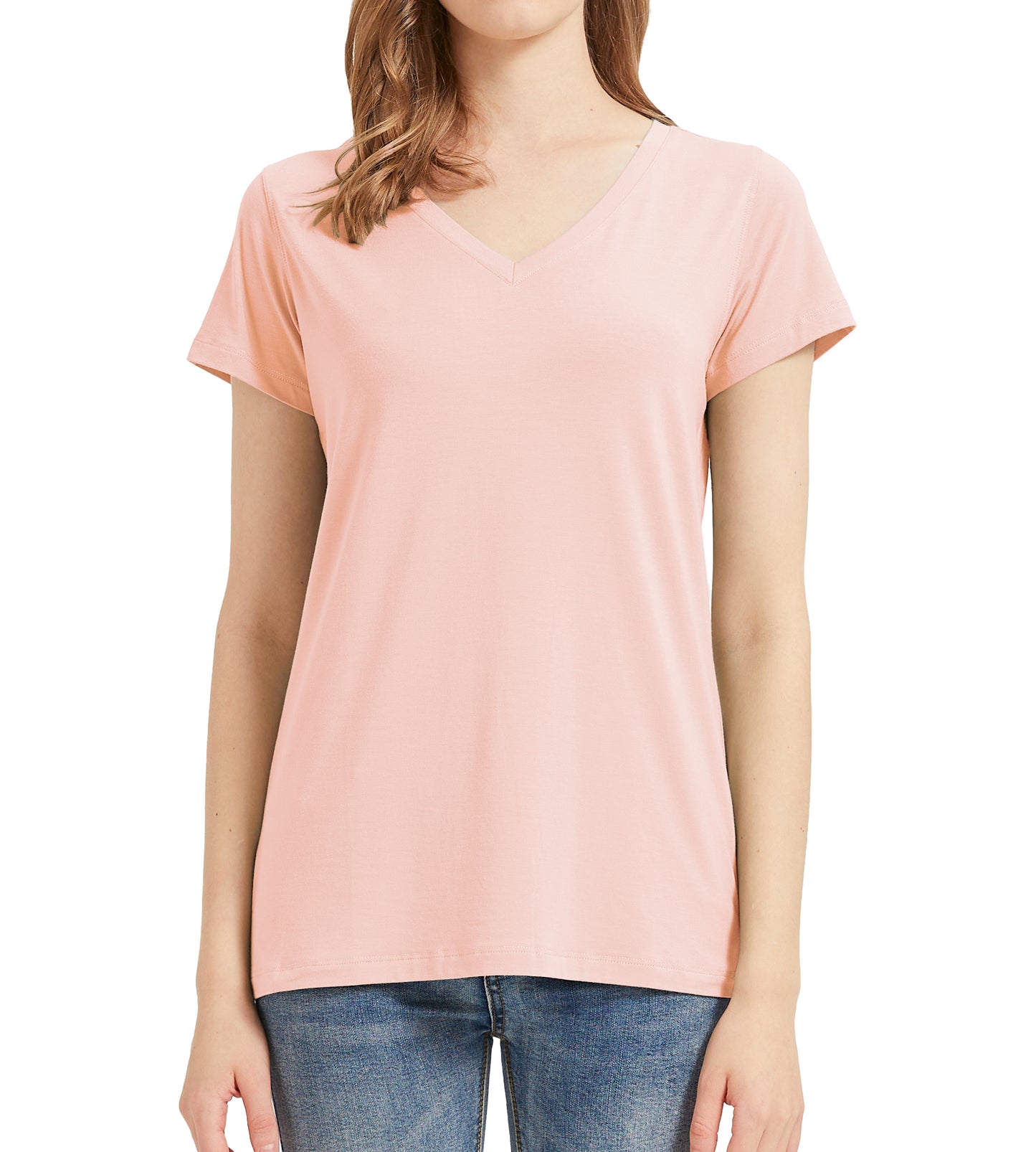 Women's Bamboo V Neck T-Shirt