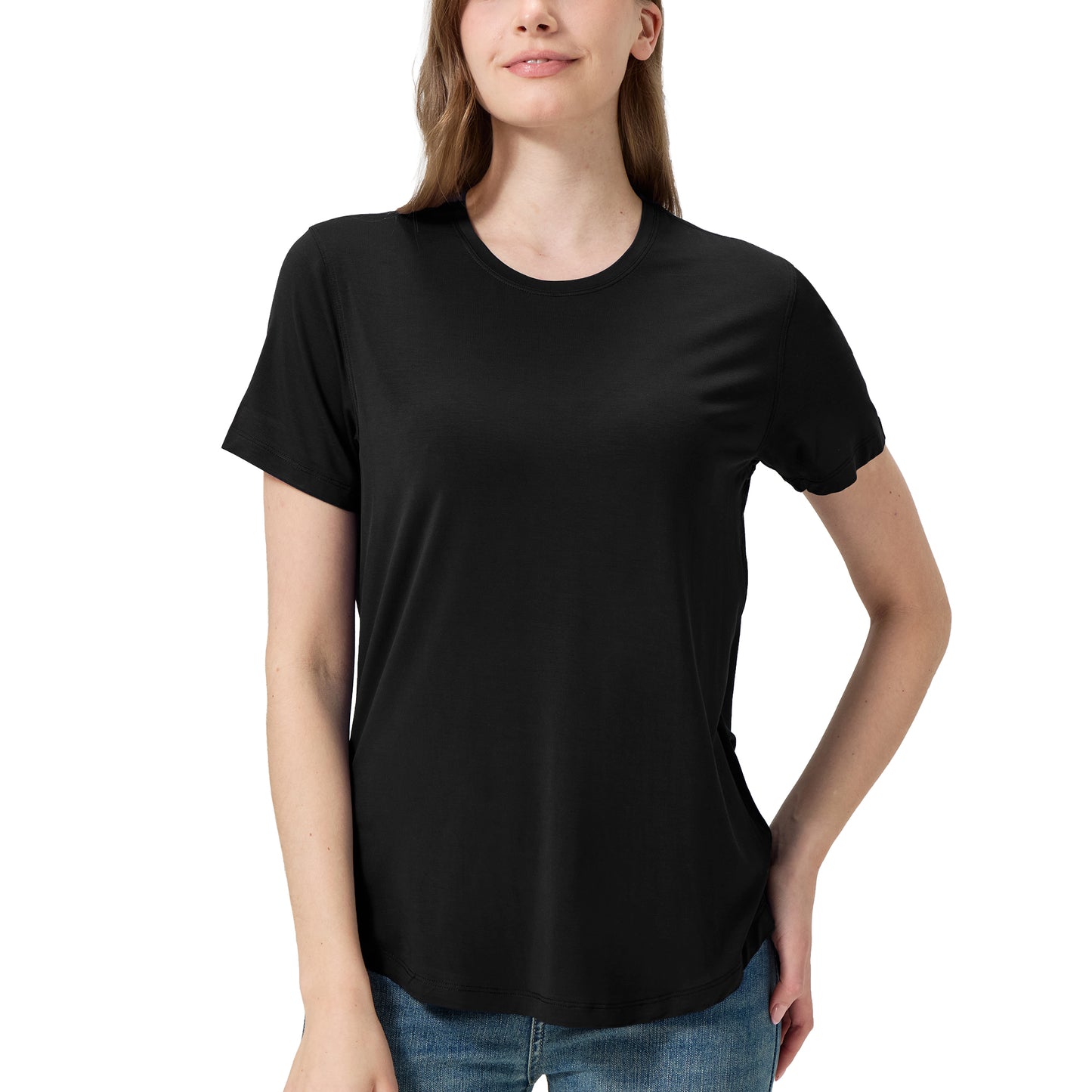 Women's Bamboo Crew Neck T-Shirt