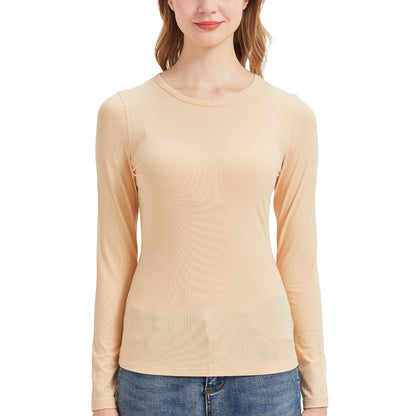 Women's Ribbed Bamboo Long Sleeve T-Shirt