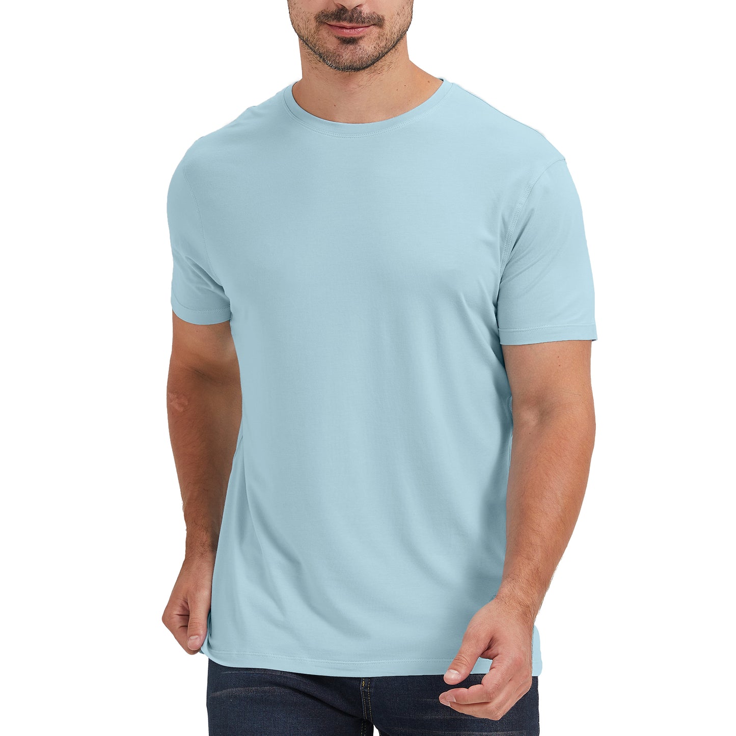 Men's Straight Hem Bamboo Shirt