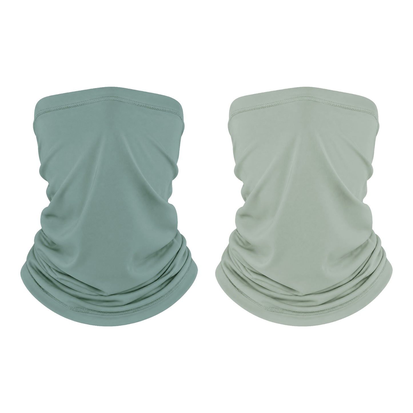 Unisex UPF 50+ Bamboo Viscose Neck Gaiter 2 Pack