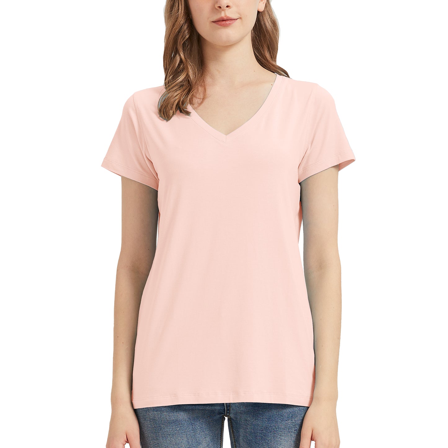 Women's Bamboo V Neck T-Shirt