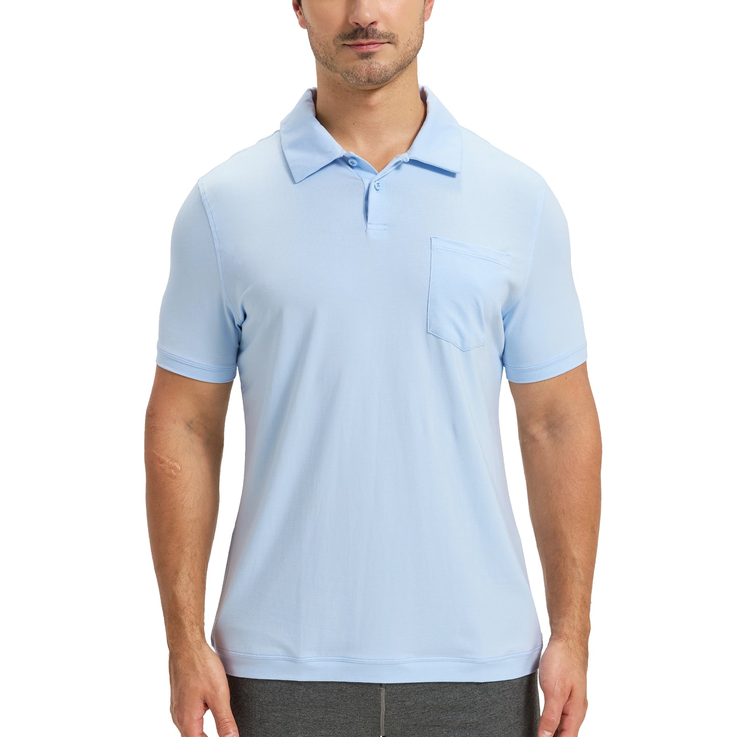 Men's Bamboo Pocket Polo