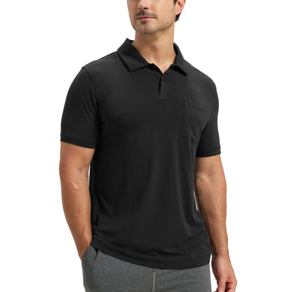 Men's Bamboo Pocket Polo