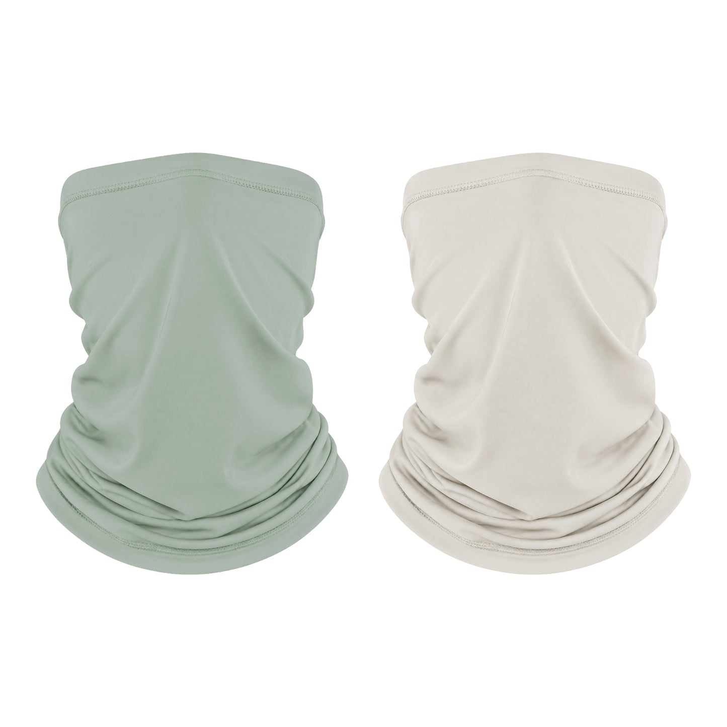 Unisex UPF 50+ Bamboo Viscose Neck Gaiter 2 Pack