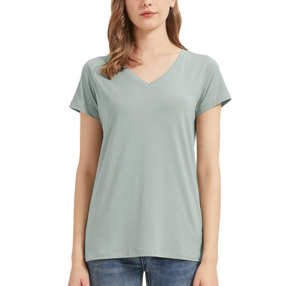 Women's Bamboo V Neck T-Shirt