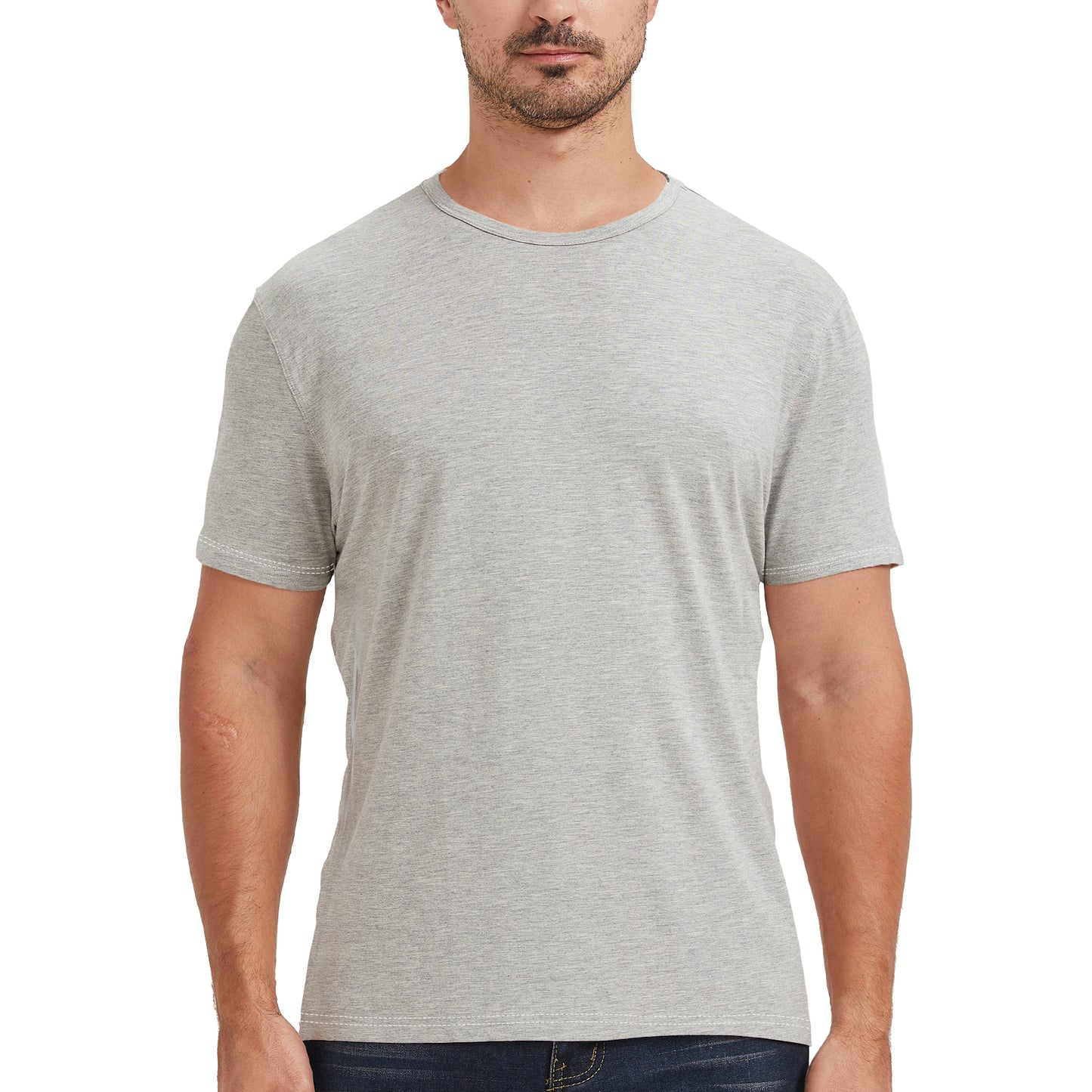 Men's Straight Hem Bamboo Shirt