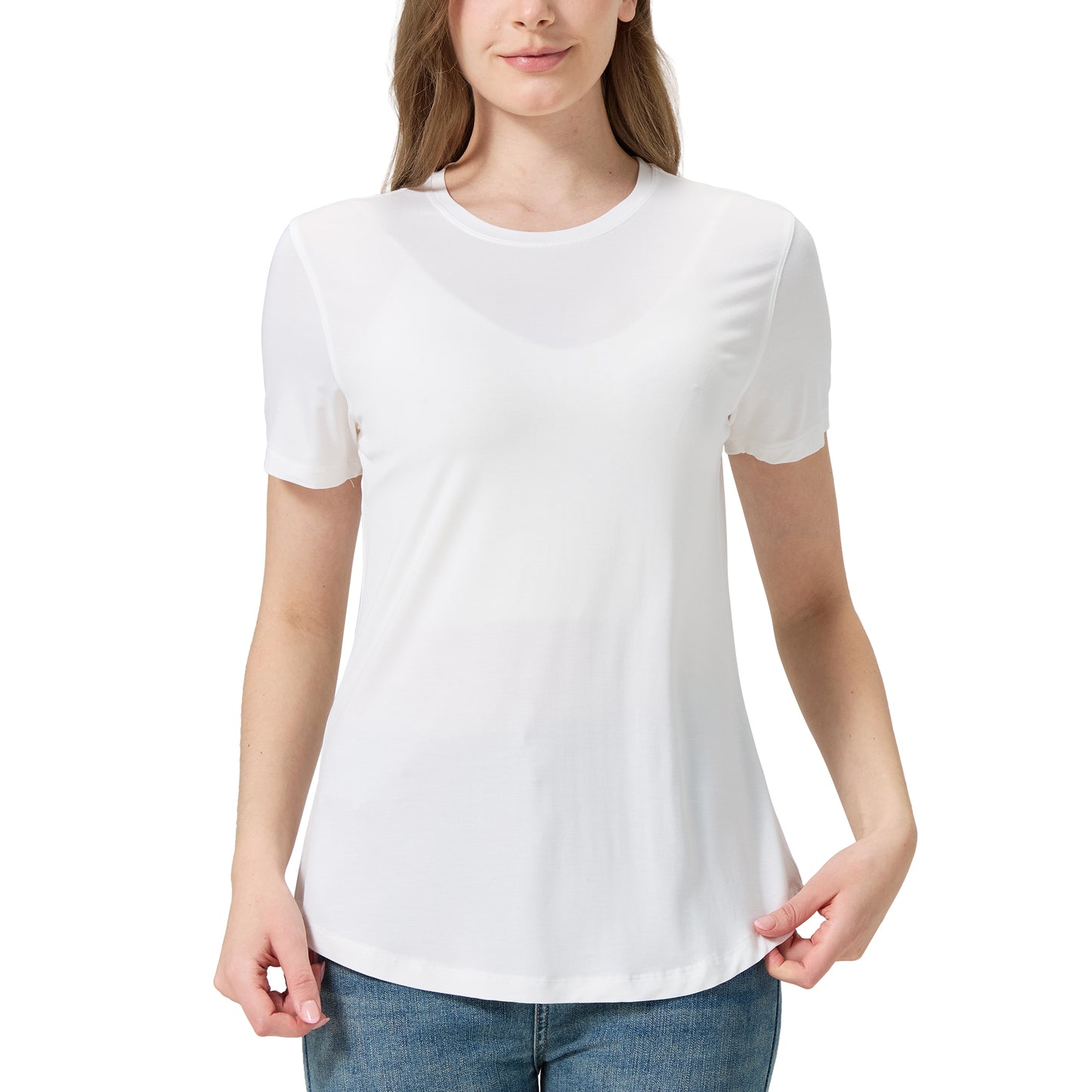 Women's Bamboo Crew Neck T-Shirt