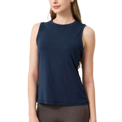 Women's Bamboo High Neck Tank