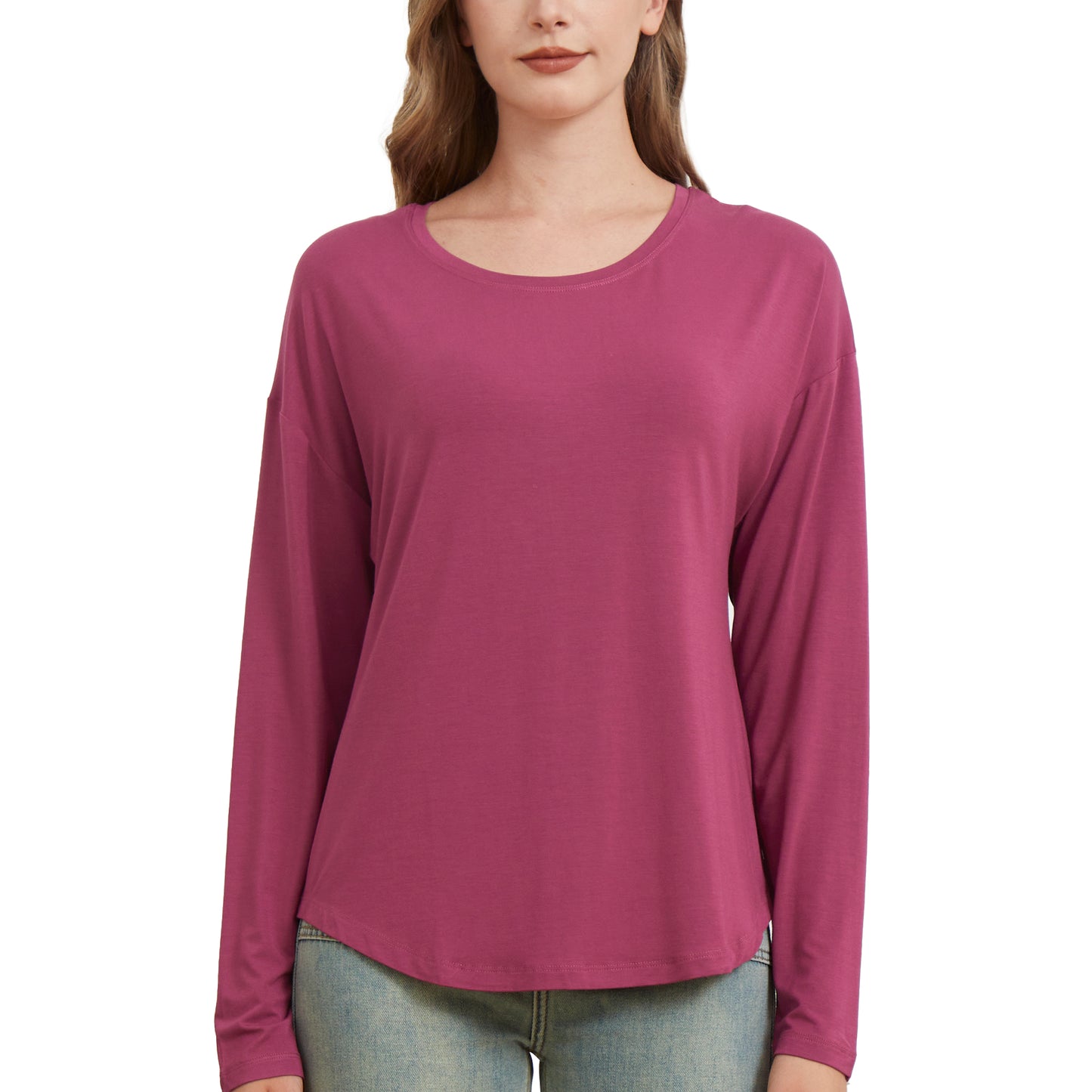 Bamboo Long Sleeve Dolman Top